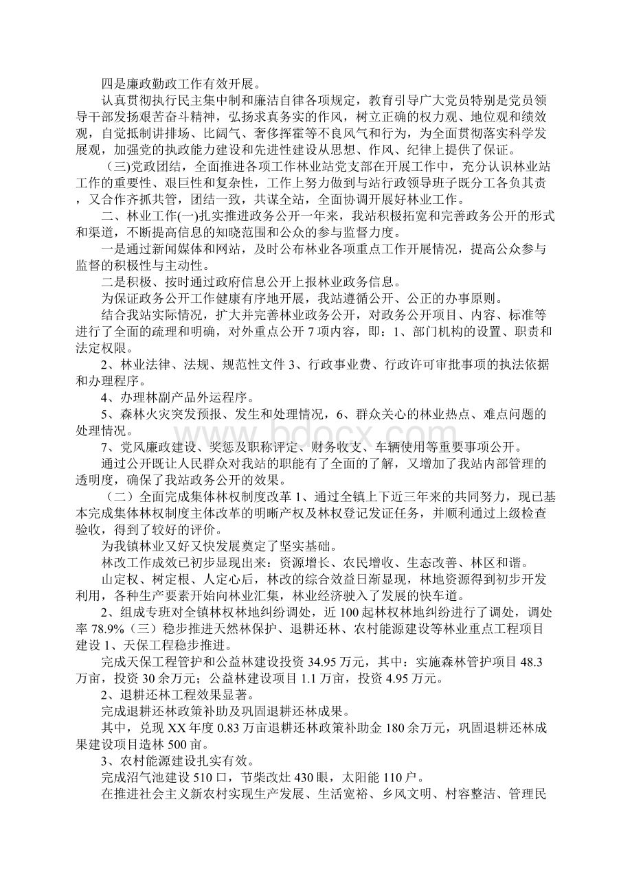 林业站年终工作总结.docx_第2页