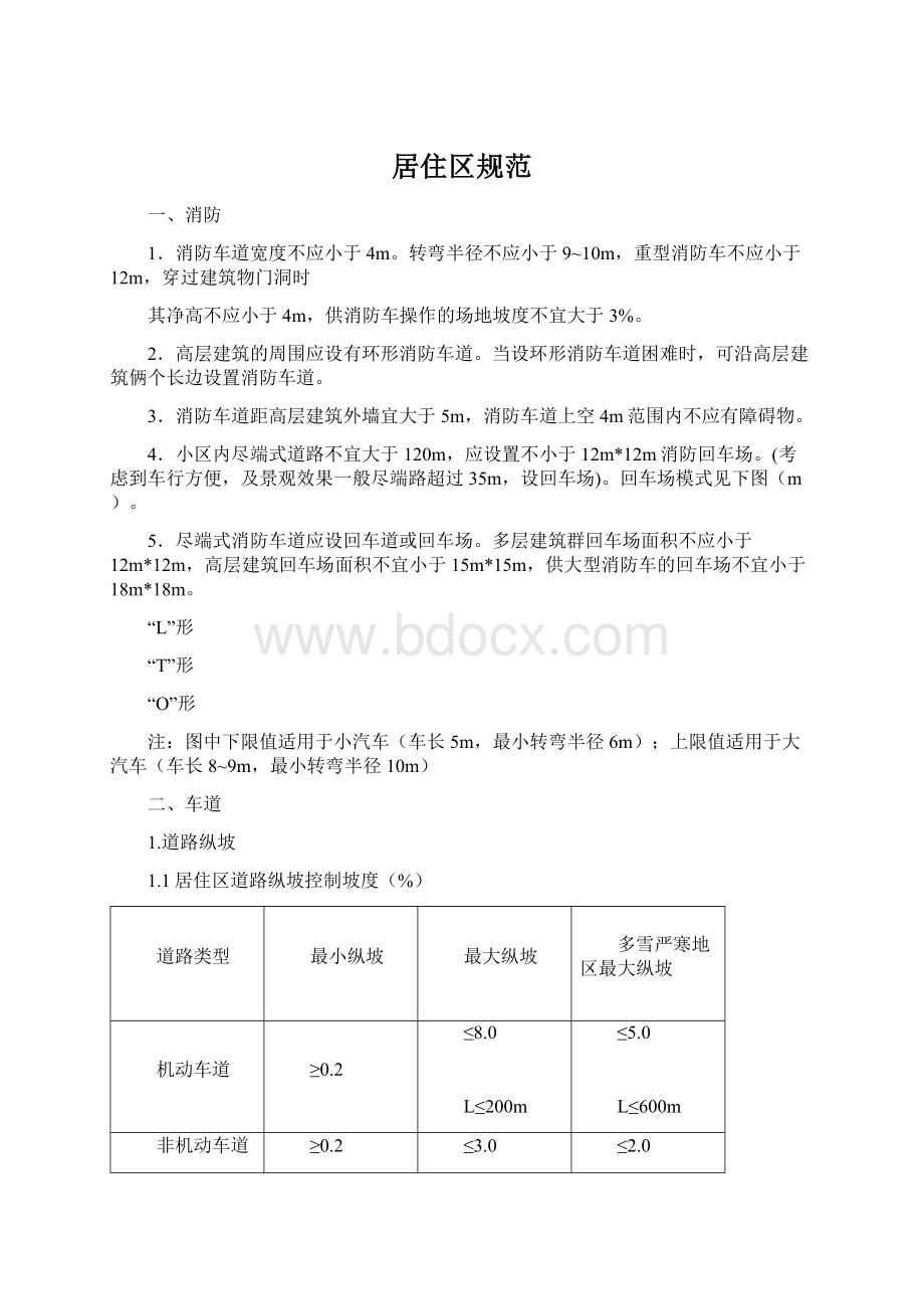 居住区规范文档格式.docx