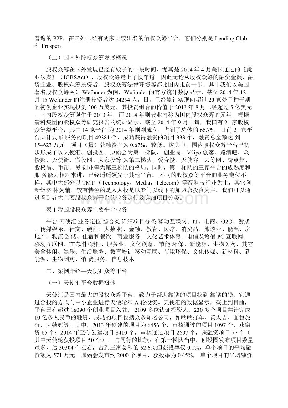 资深行业分析报告精品可修改版本互联网股权众筹市场分析报告互联网股权众筹案例分析.docx_第3页