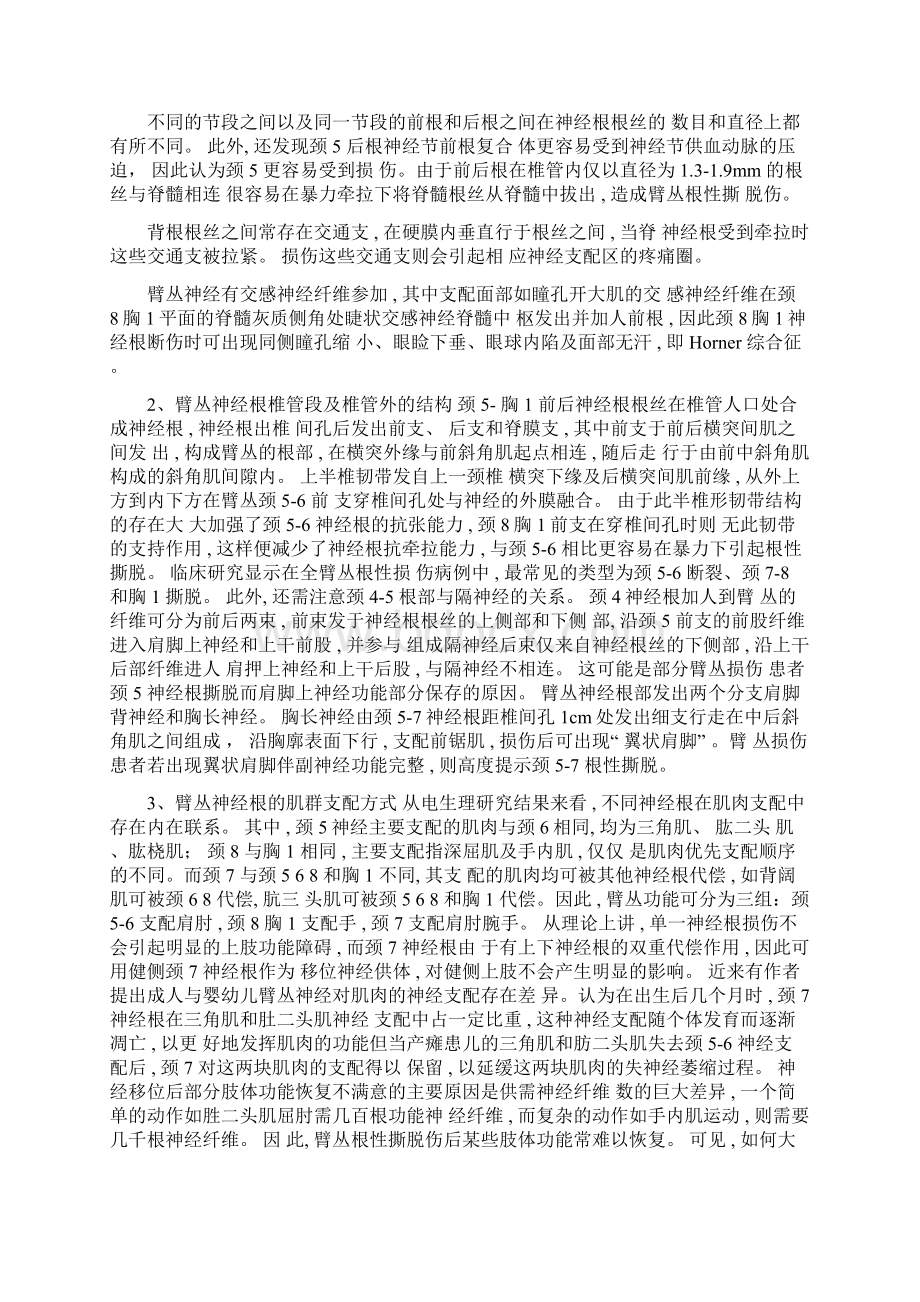 臂丛神经损伤的诊断和治疗.docx_第2页