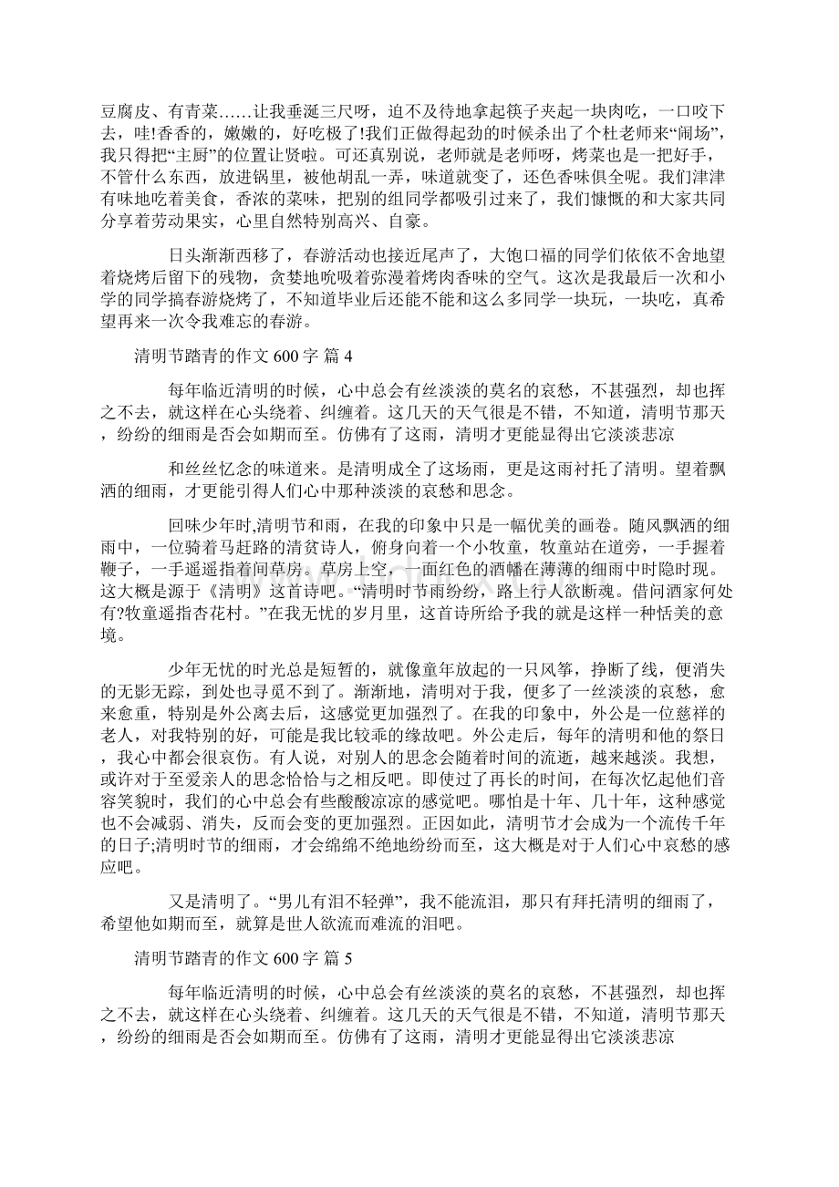 清明节踏青的作文600字锦集十篇.docx_第3页