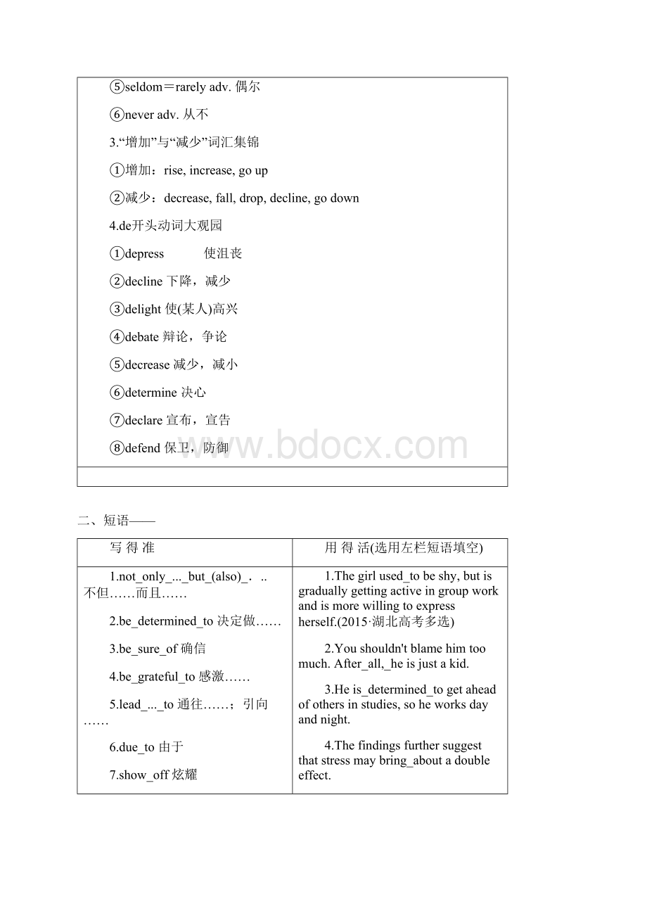 届高考英语一轮复习Unit4Animals学案重庆大学版必修4.docx_第3页