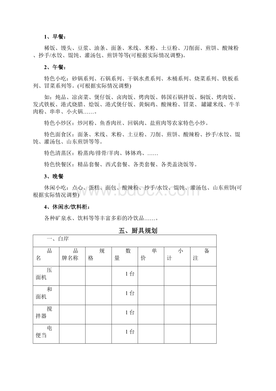 单位食堂管理方案.docx_第3页