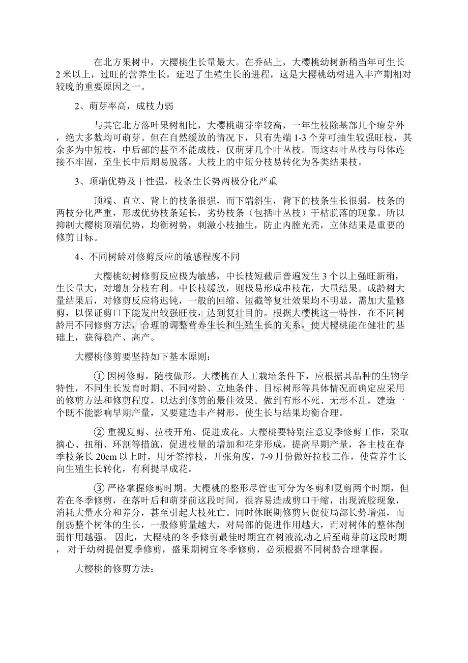 大樱桃整形修剪.docx_第2页