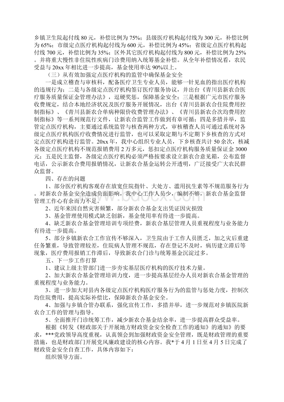 专项资金自查报告范文5篇Word文档格式.docx_第3页