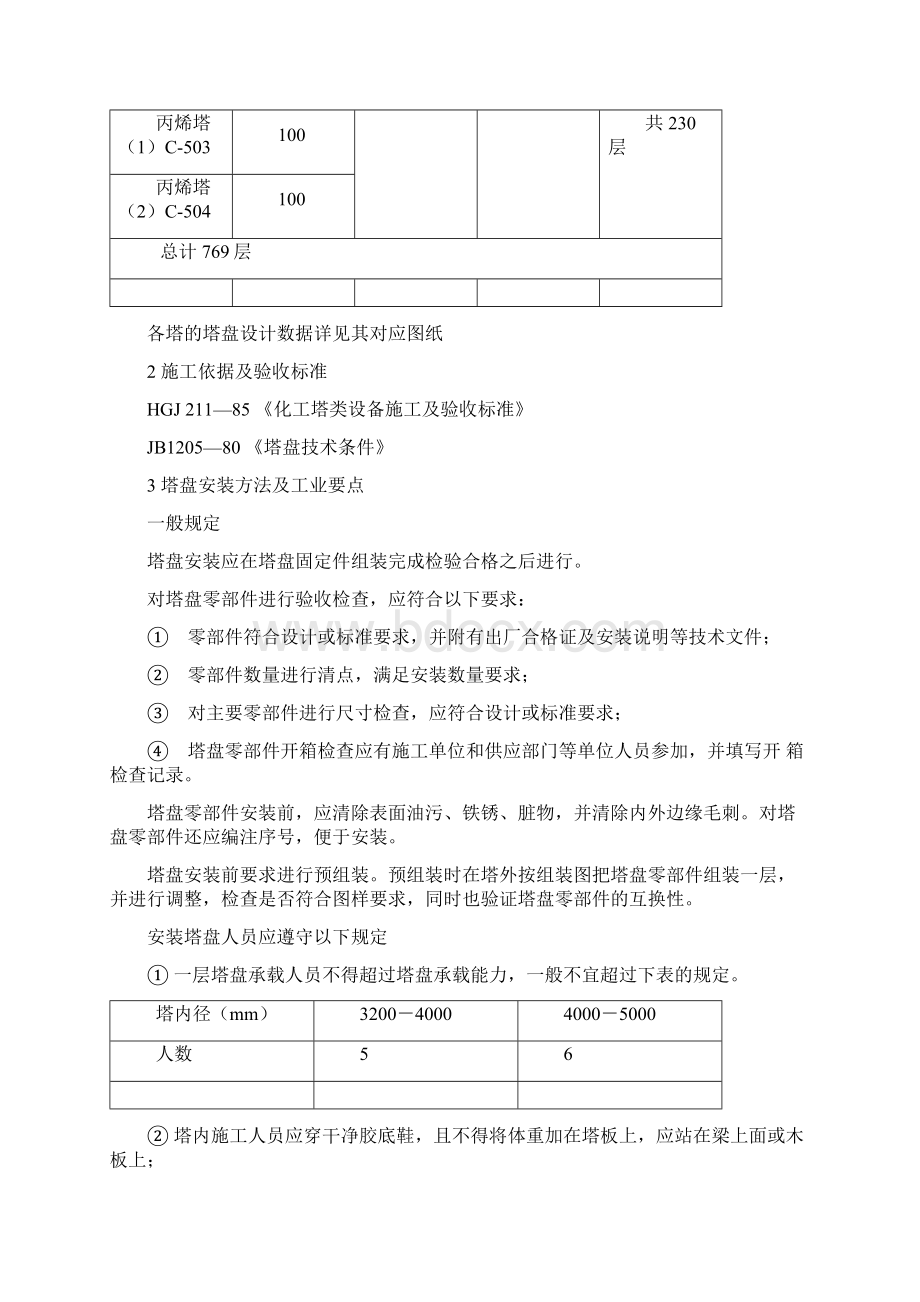 塔盘安装现场施工方案.docx_第3页