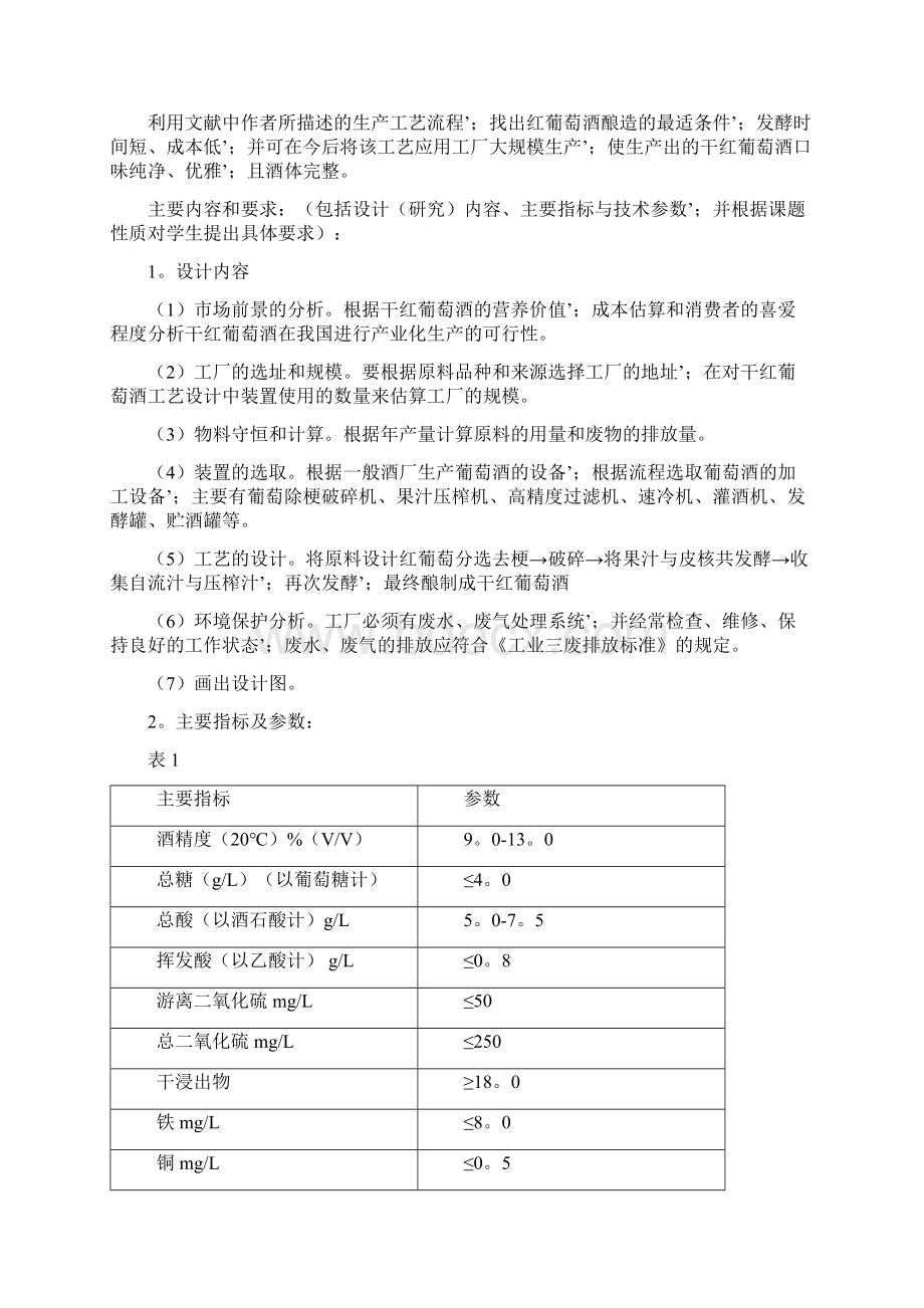 年产0吨干红葡萄酒生产工艺实现可行性方案确任稿.docx_第2页