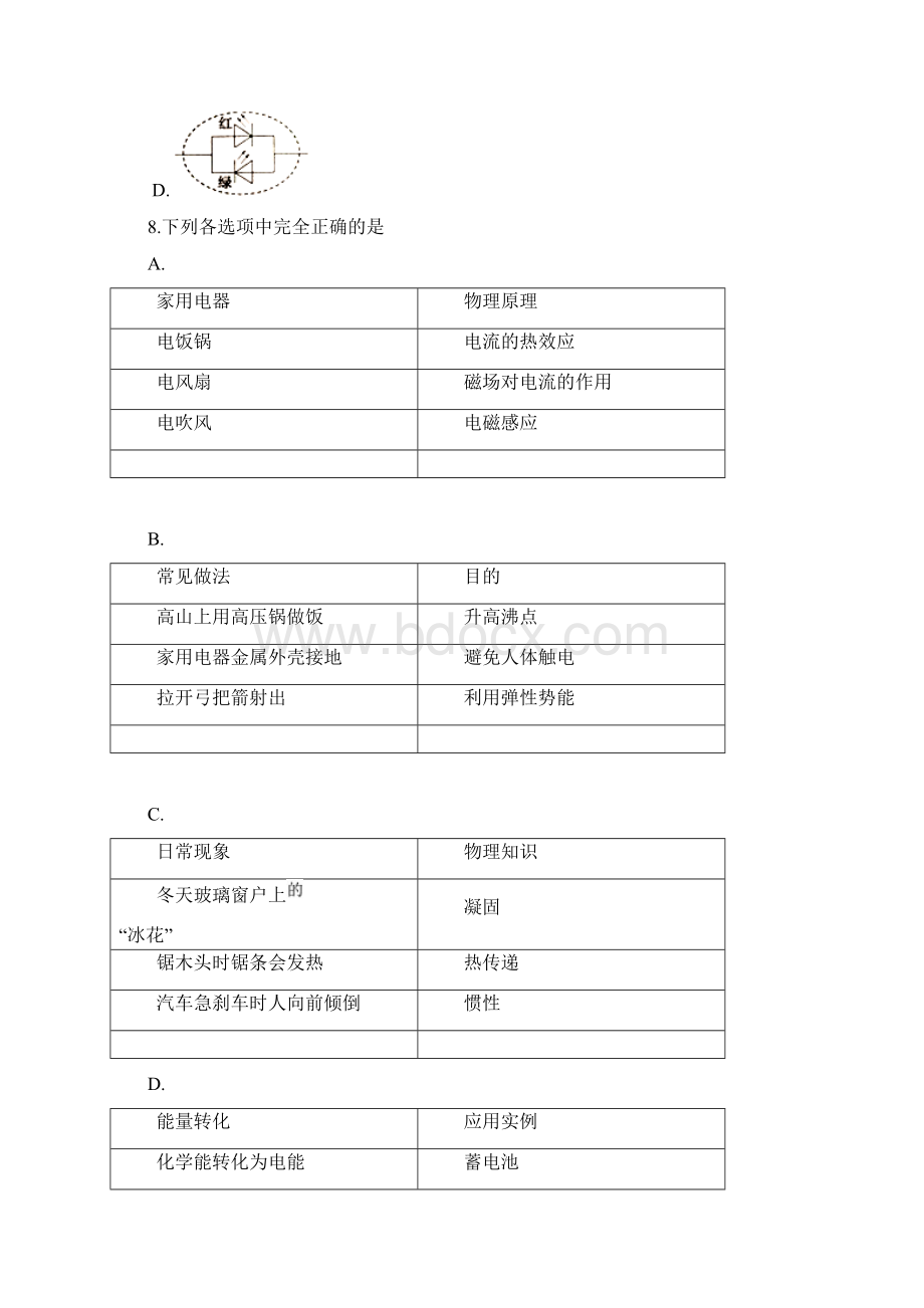 山东省济宁市高中段学校招生考试物理试题原卷+解析版真题含答案.docx_第3页