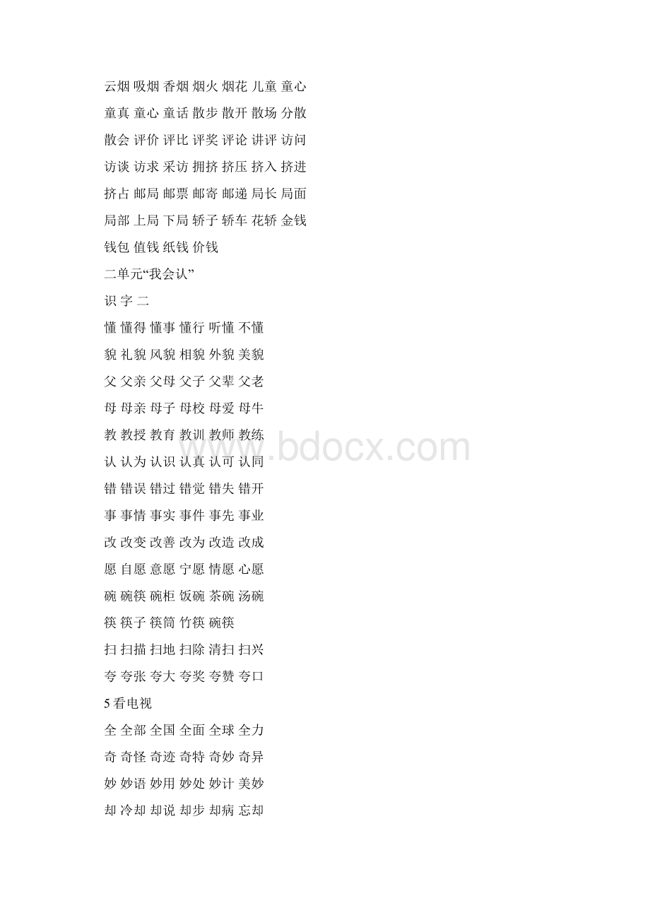 一下我会认生字组词整理.docx_第2页