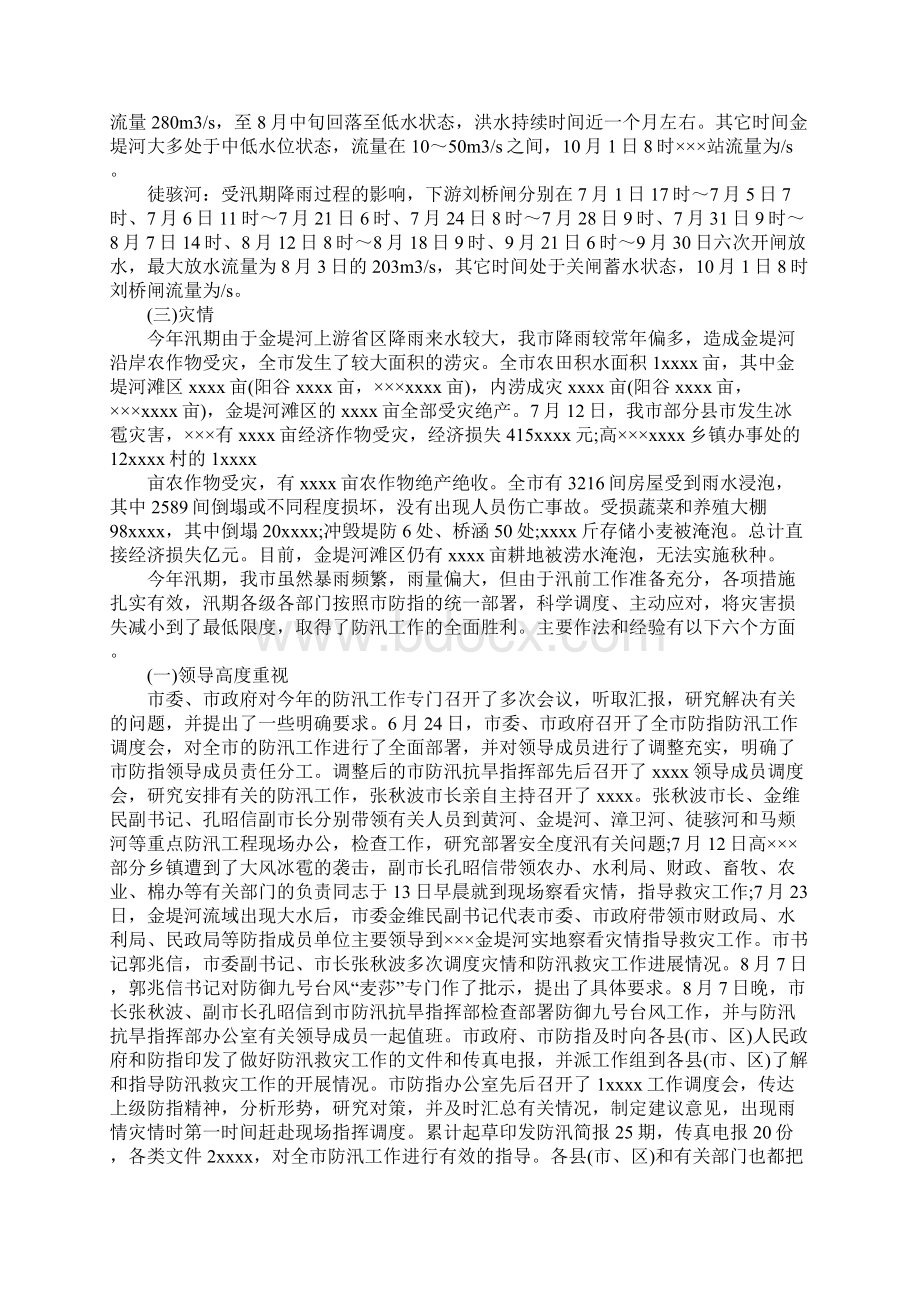 市级防汛工作总结.docx_第2页