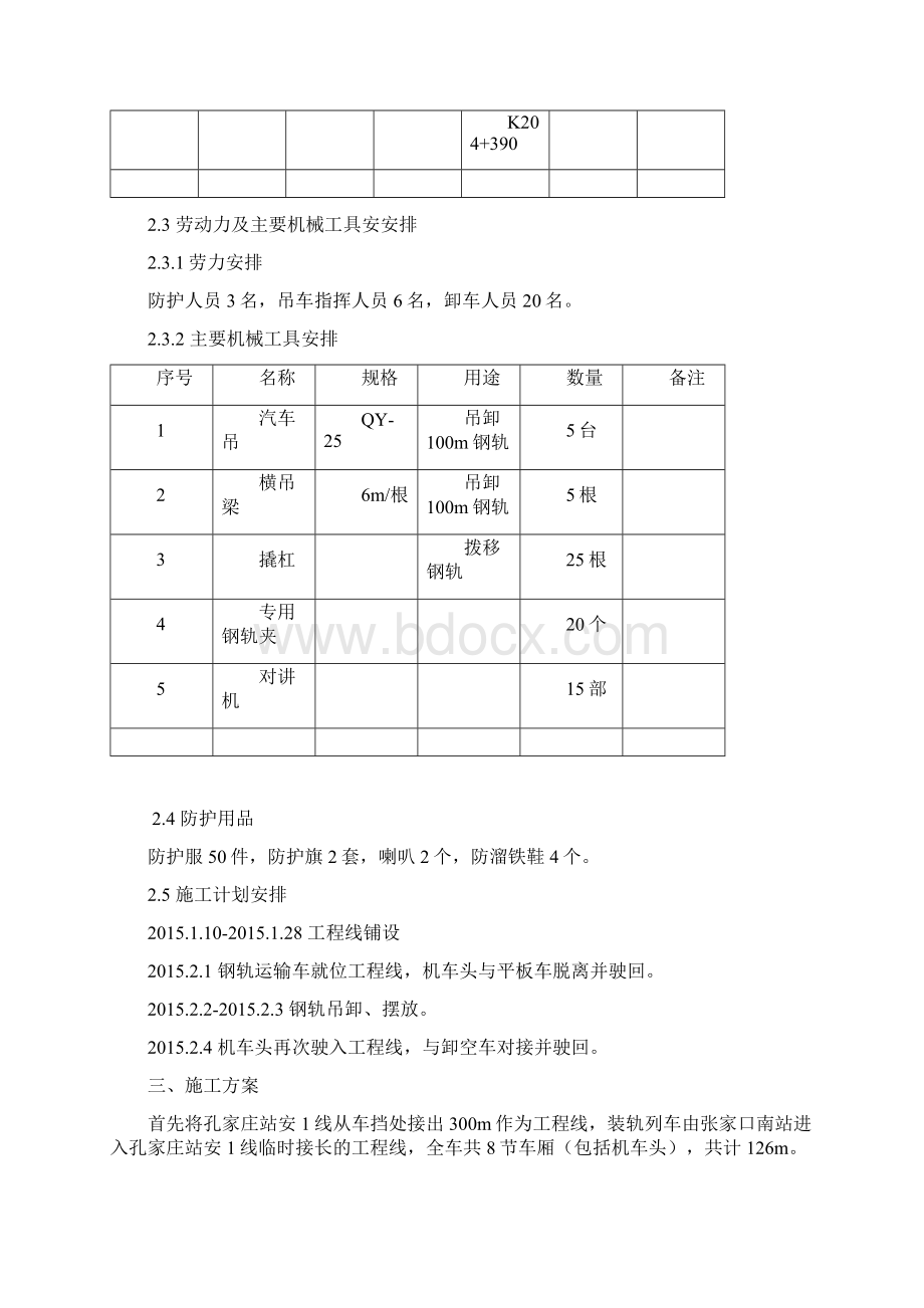 m钢轨卸轨方案Word文档下载推荐.docx_第3页