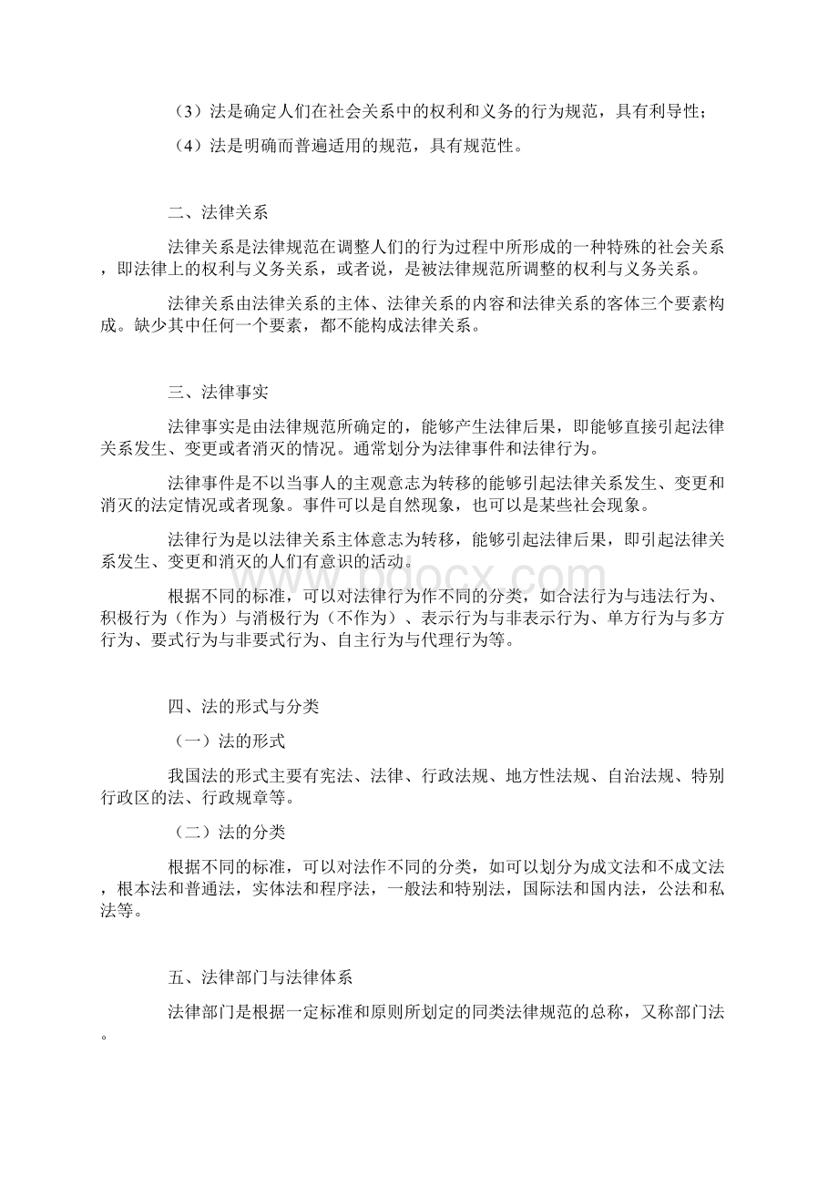 初级会计经济法基础考试大纲.docx_第2页