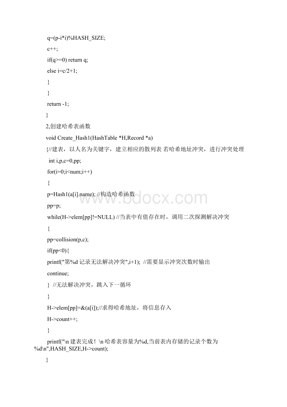 课程设计散列法文档格式.docx_第3页