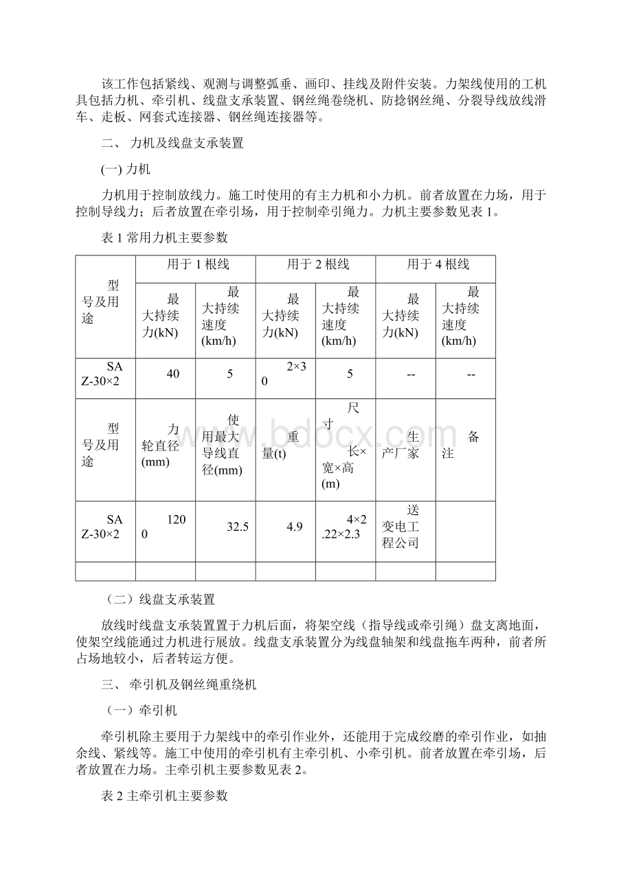 张力放线工程施工设计方案Word格式文档下载.docx_第2页