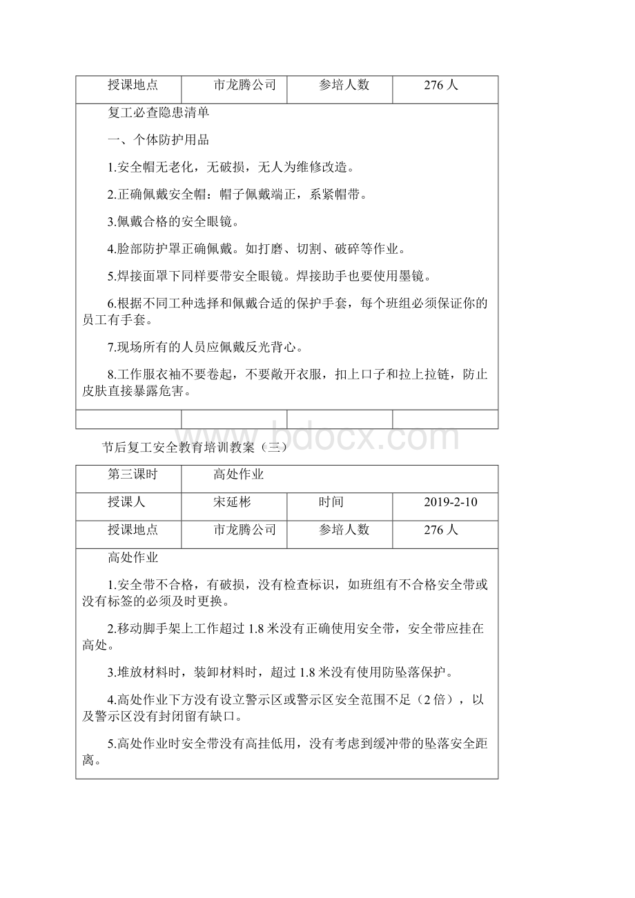 节后复工安全教育培训教案全国获奖.docx_第2页