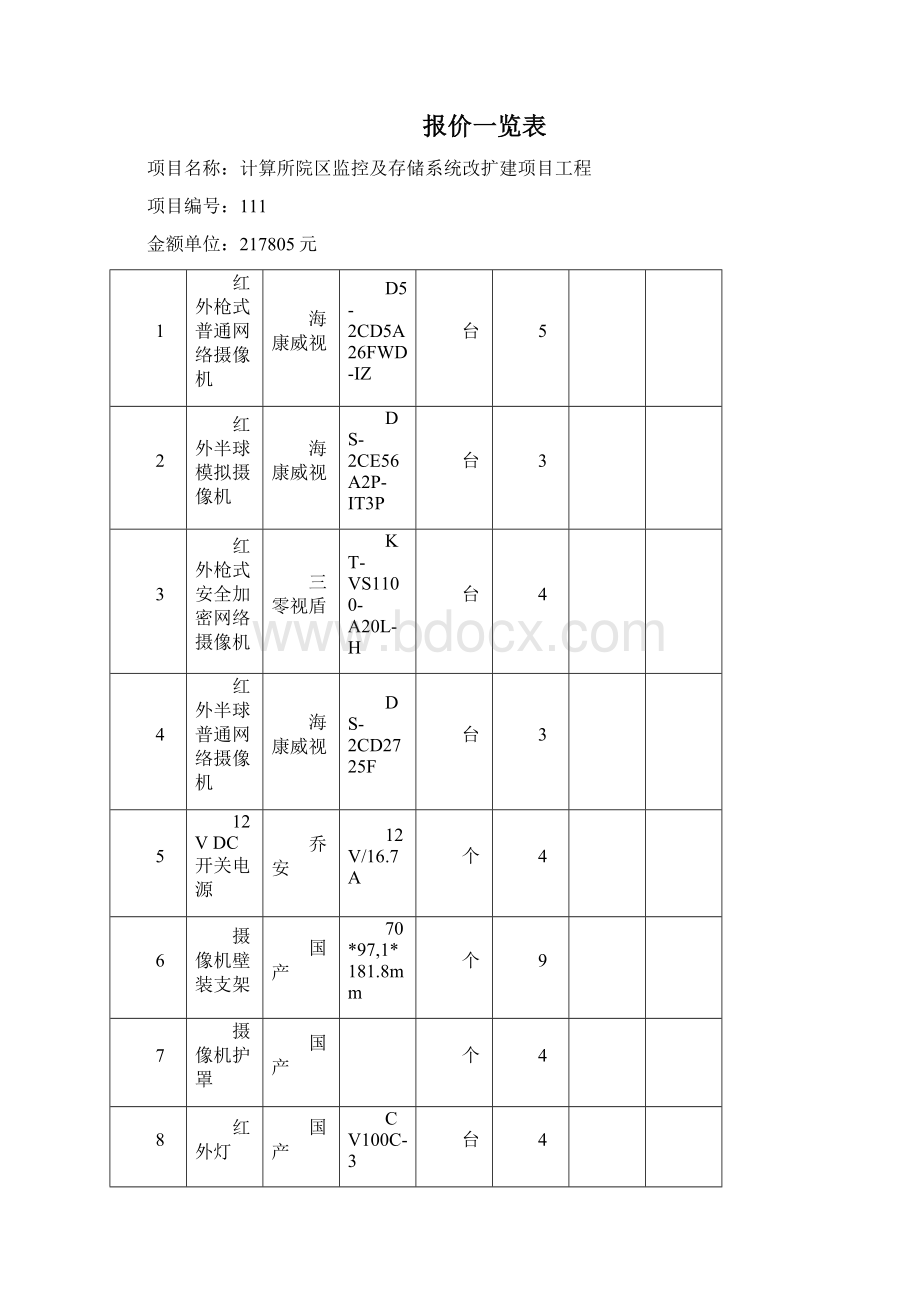 监控及存储系统方案投标书.docx_第2页