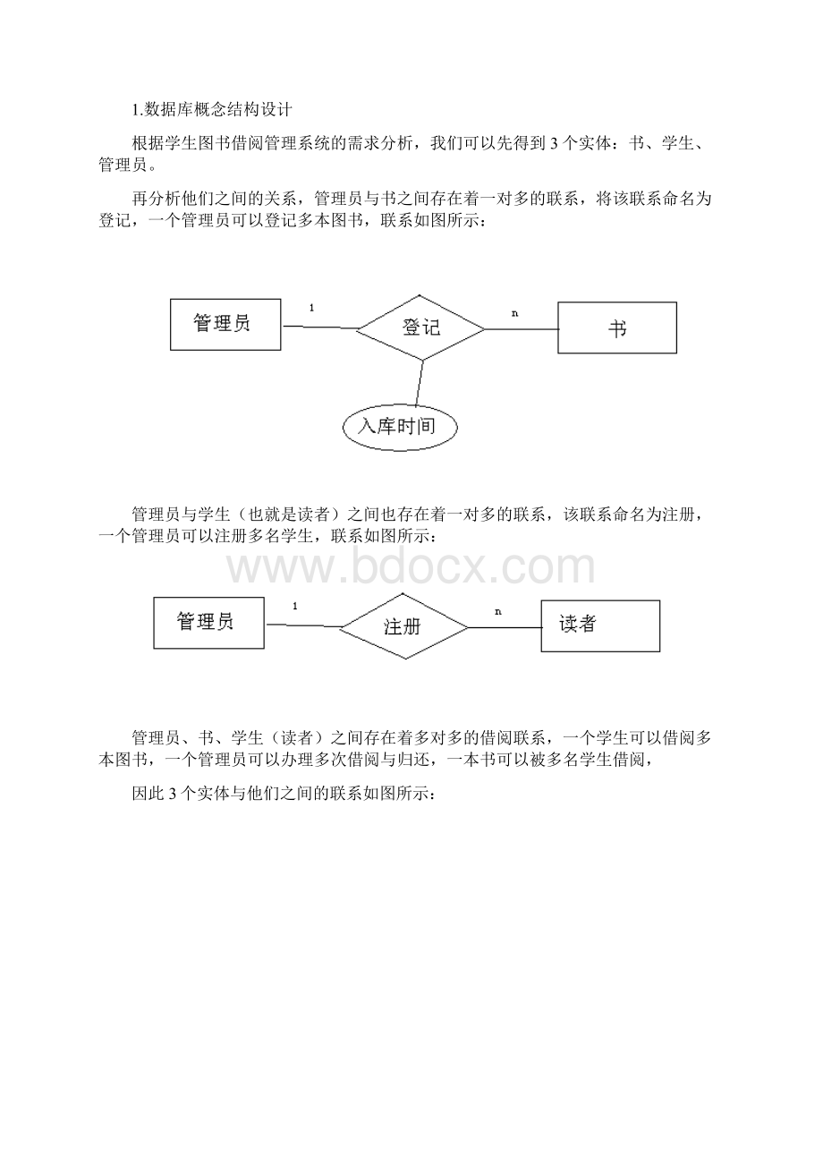 数据库课程设计图书借阅管理系统设计解析.docx_第3页