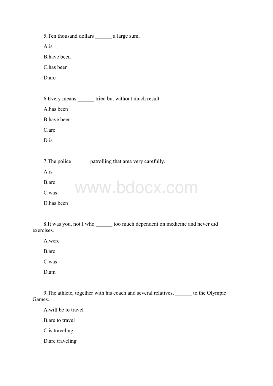 北京市成人学位英语汉译英练习 9Word文件下载.docx_第2页