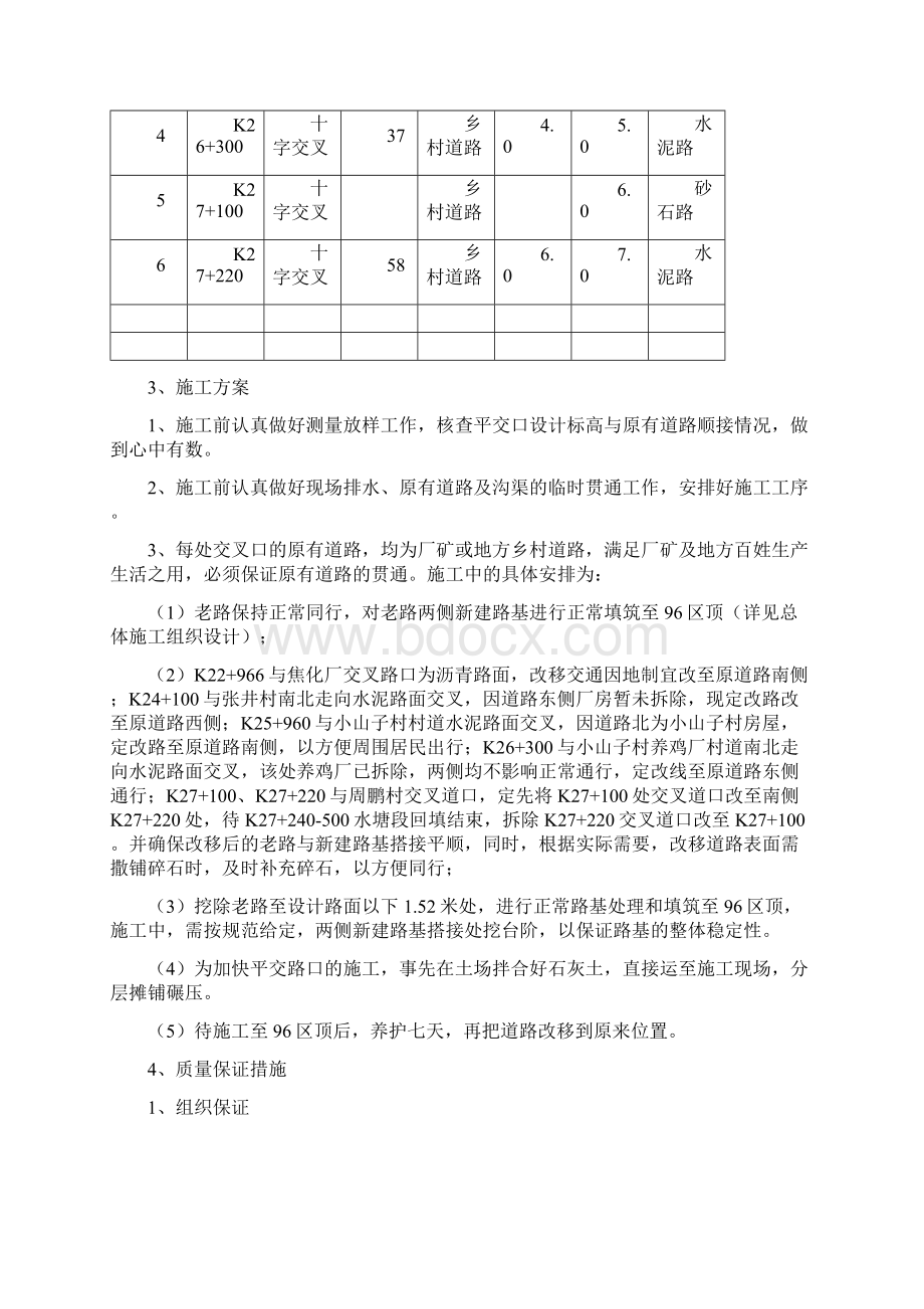 某道路交叉道口施工方案.docx_第2页