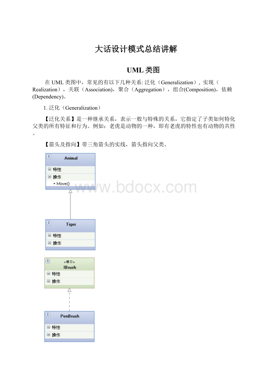 大话设计模式总结讲解Word下载.docx_第1页