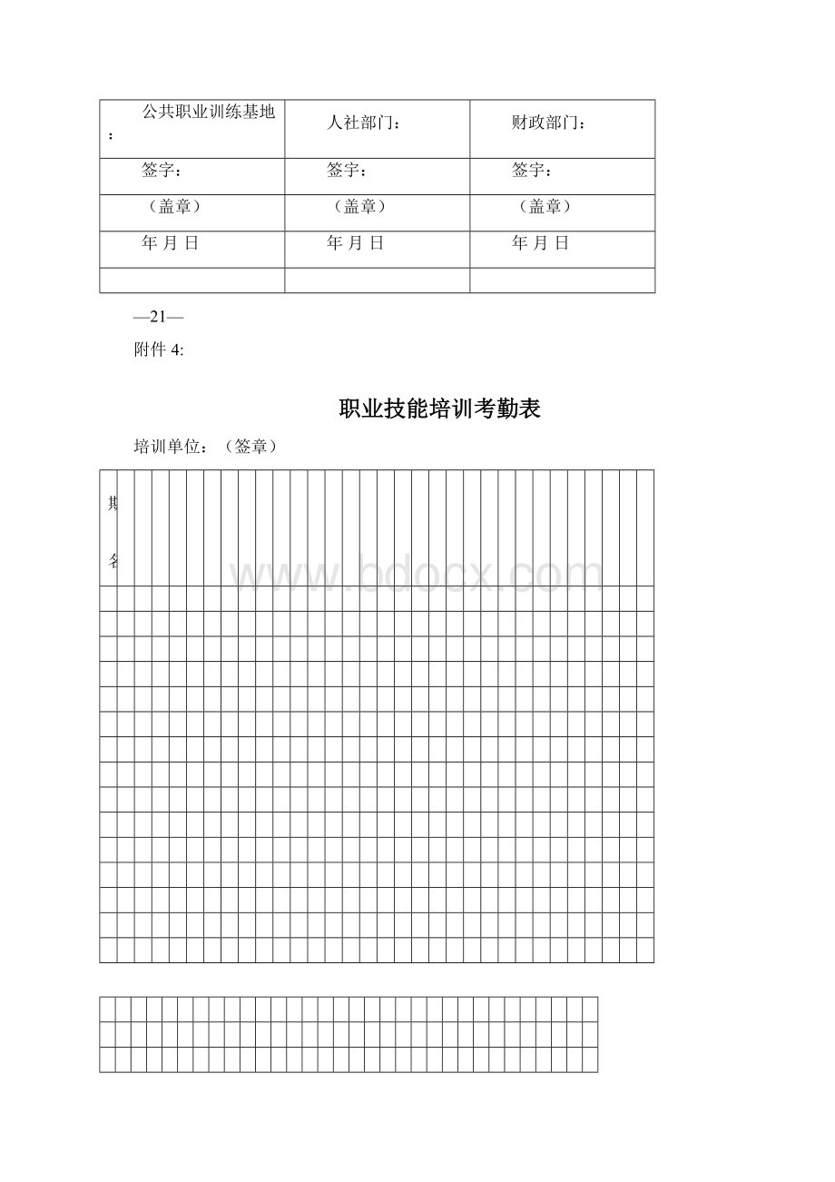 职业技能培训补贴资金申报表等.docx_第2页