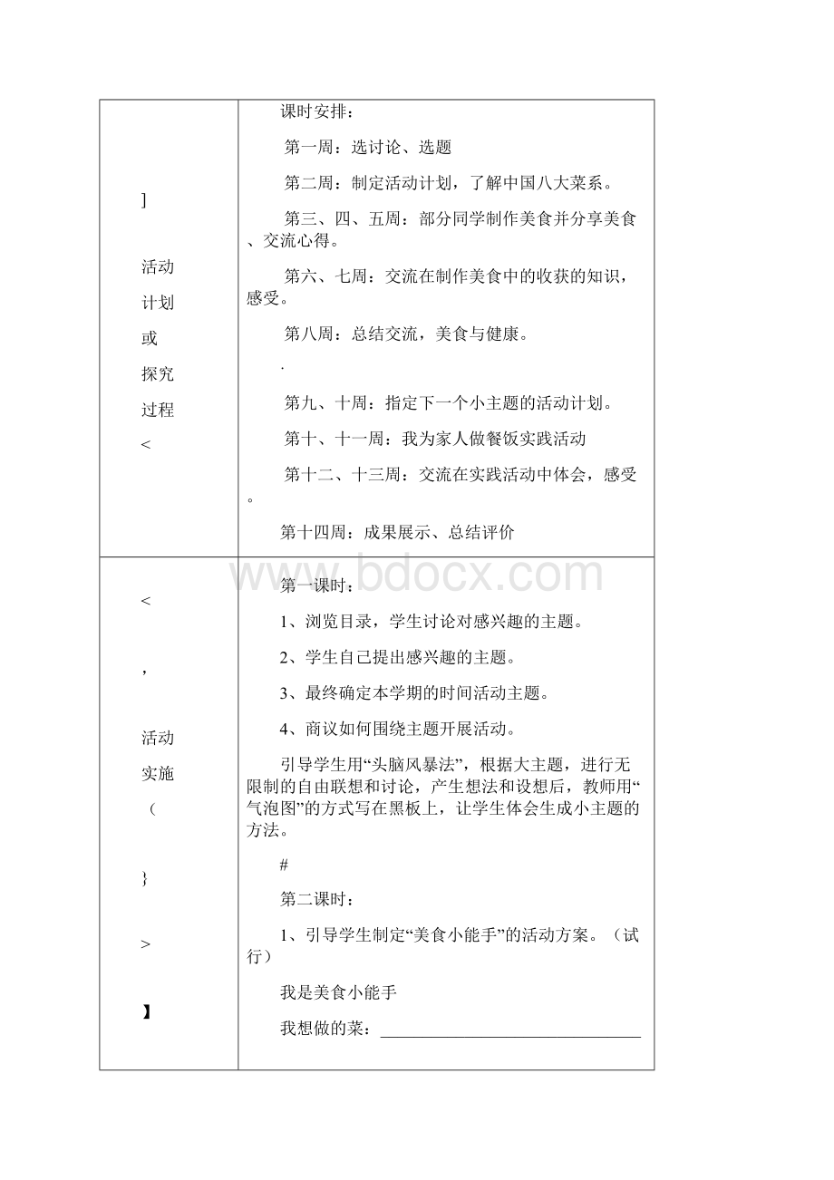 下综合教学设计《美食小能手》Word文档下载推荐.docx_第2页