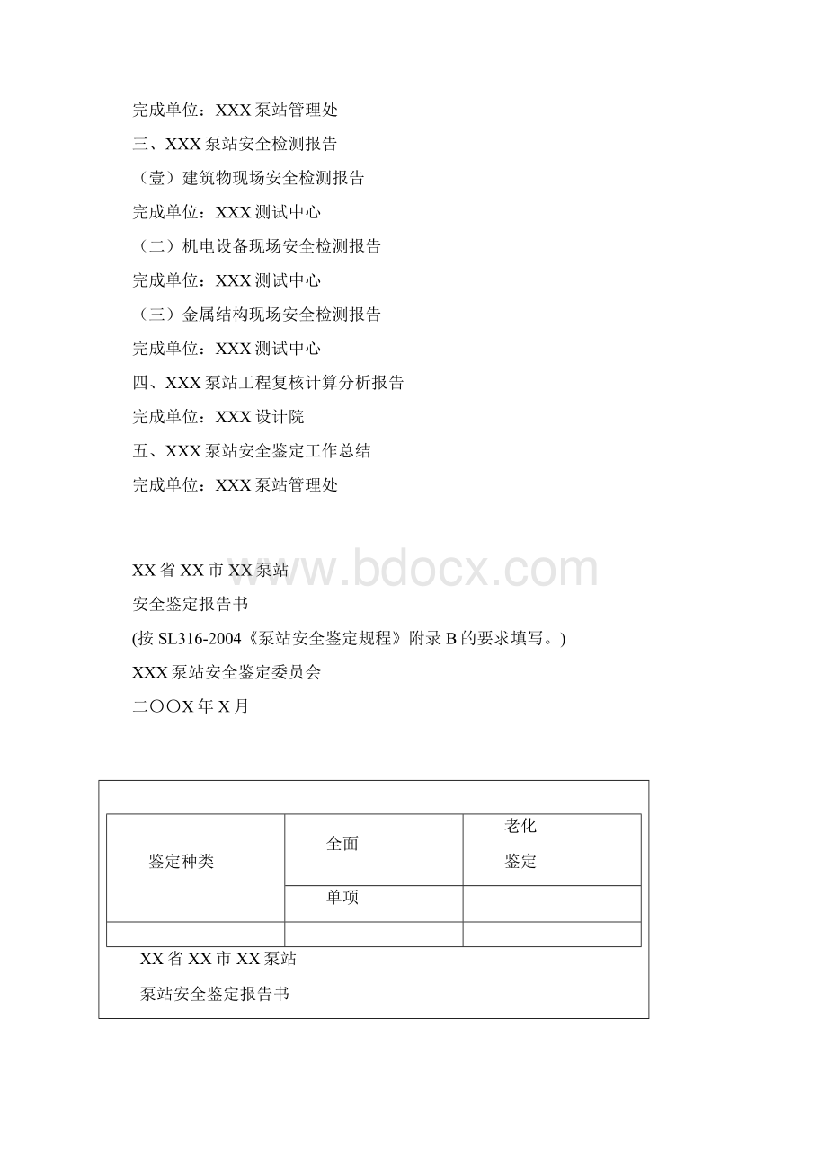 安全生产泵站安全鉴定文件格式最全版Word文档格式.docx_第2页