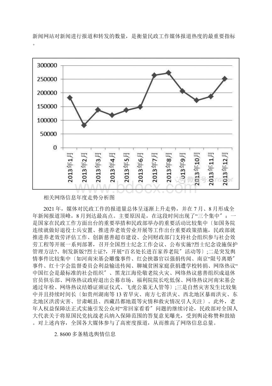 全国民政网络舆情分析报告出炉Word下载.docx_第2页