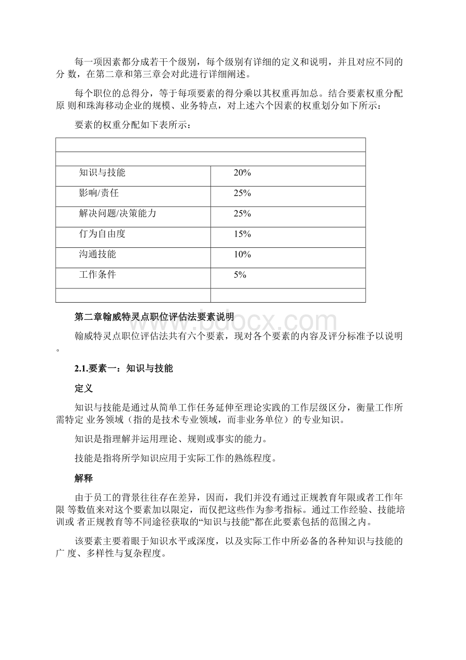 翰威特珠海移动职位评估手册.docx_第3页