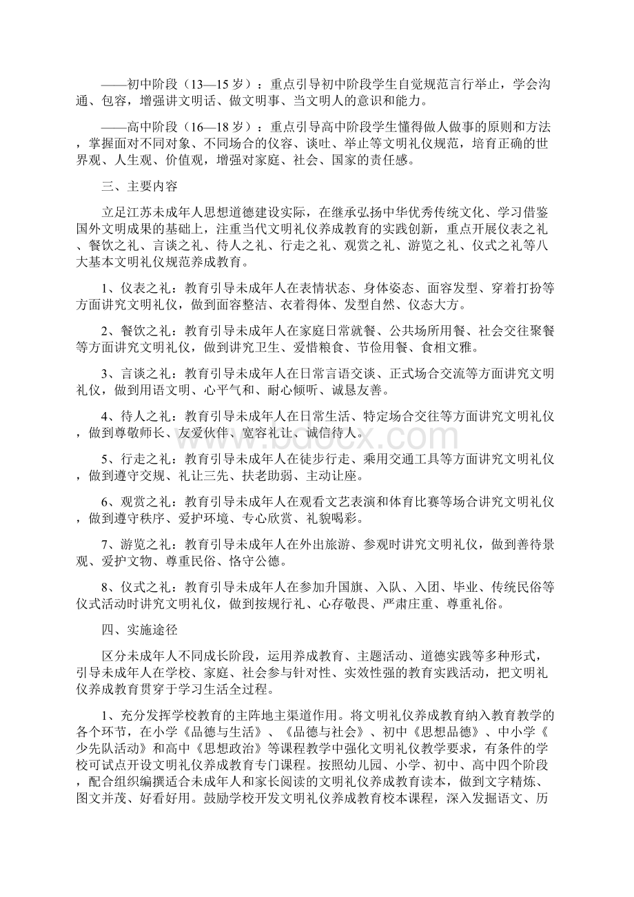 关于在全省开展未成年人文明礼仪文档格式.docx_第2页