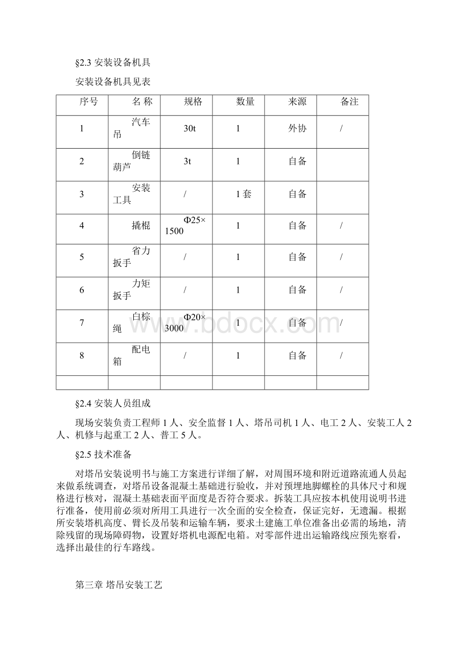 塔吊安装施工方案.docx_第2页