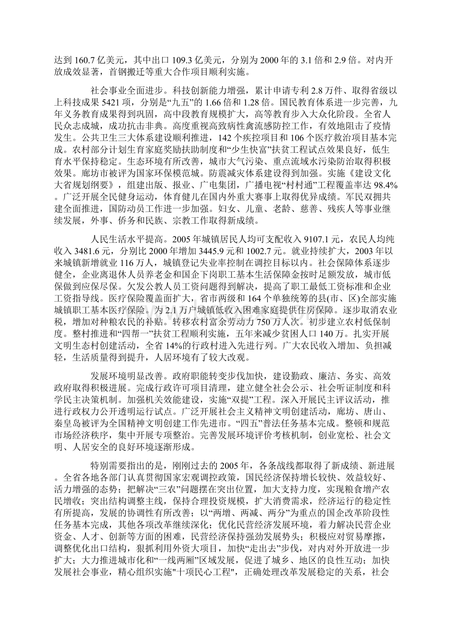 国民经济和社会发展第十一个五年规划纲要的报告Word下载.docx_第2页