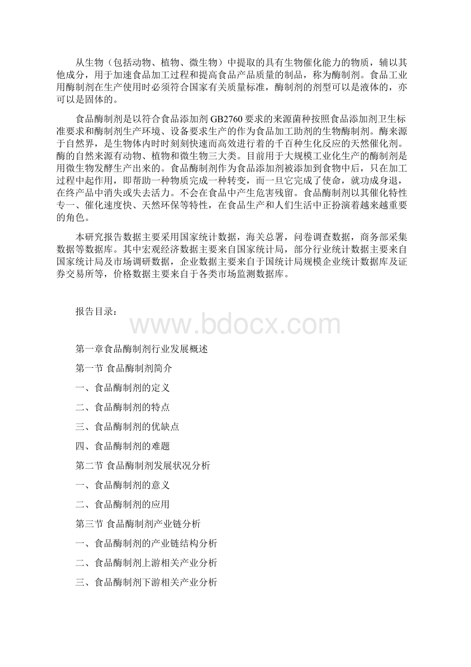 中国食品酶制剂行业发展潜力分析及投资方向研究报告.docx_第2页