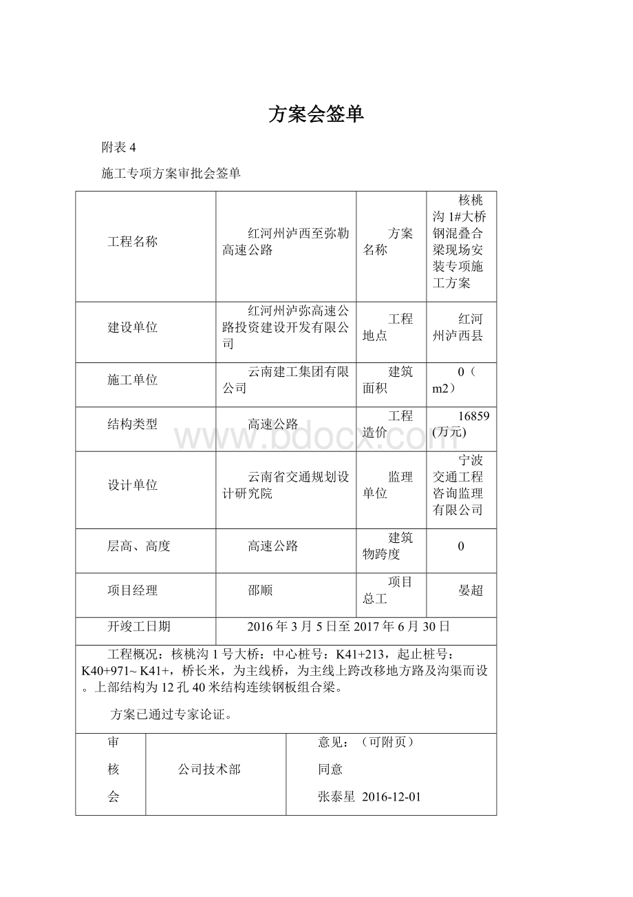 方案会签单Word文件下载.docx_第1页