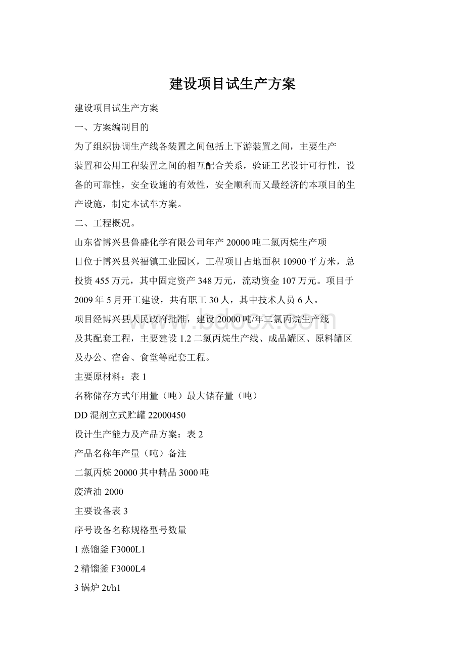 建设项目试生产方案.docx_第1页