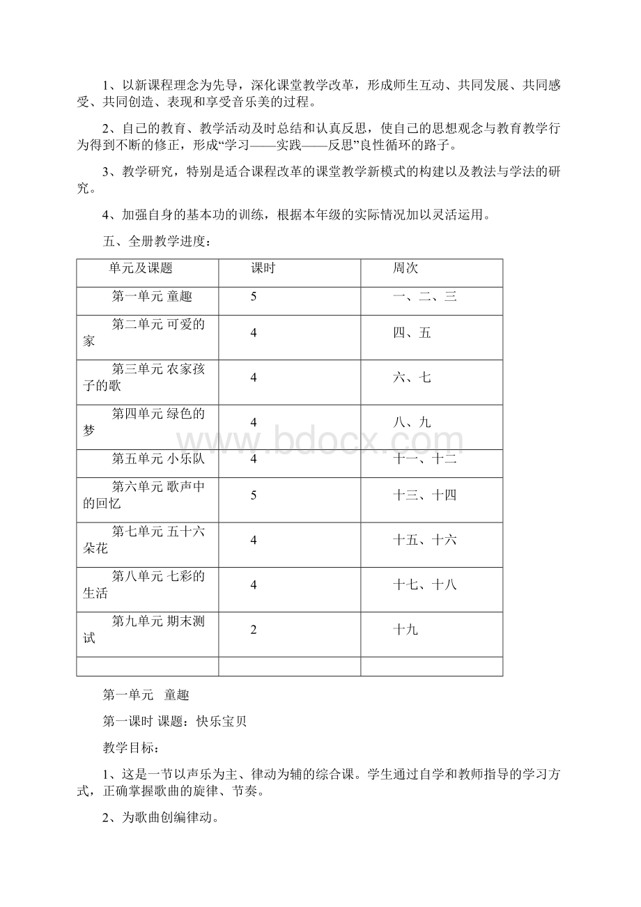 小学三年级下册音乐教案1111.docx_第2页