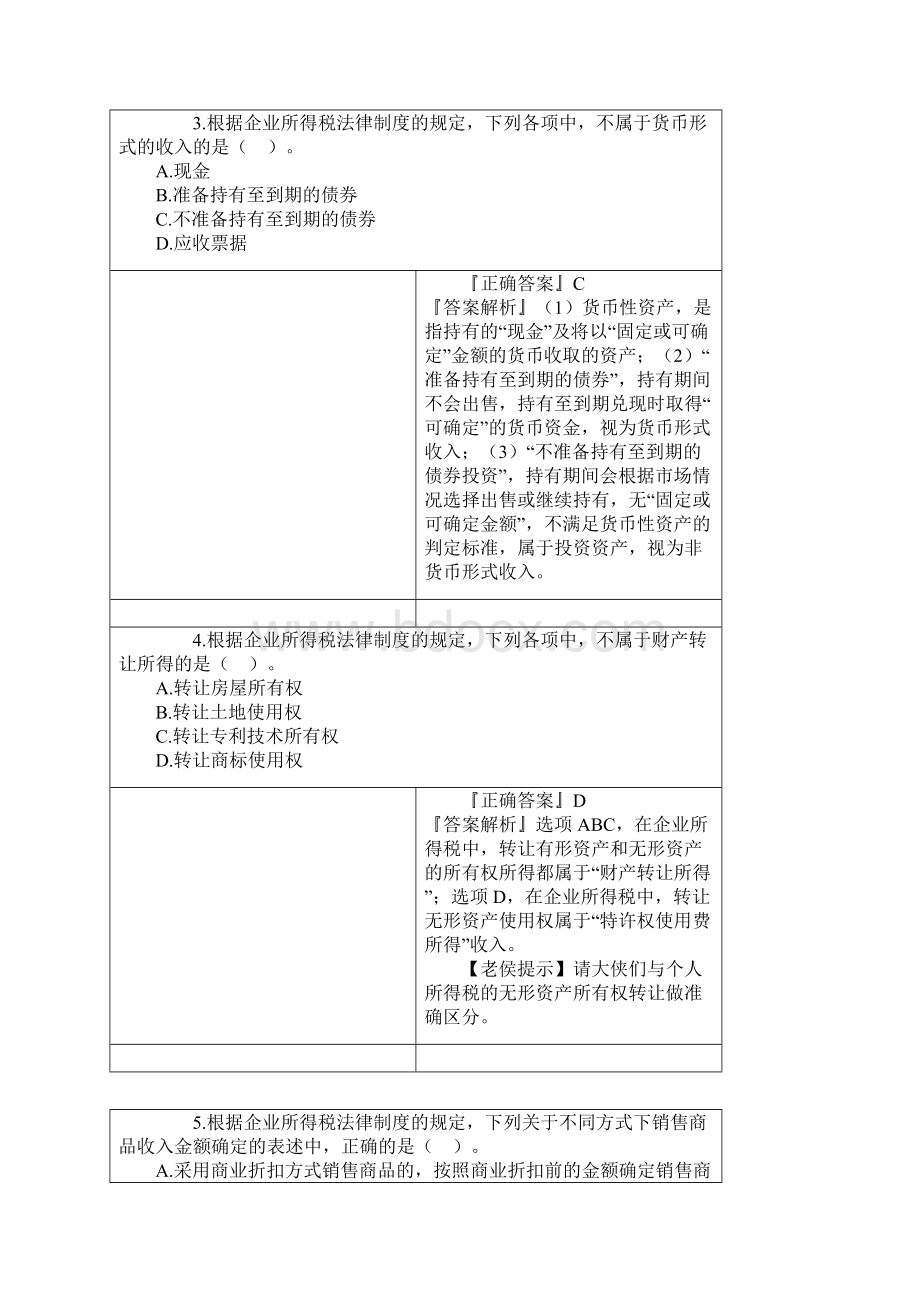 初级会计师经济法习题讲解 5Word文档下载推荐.docx_第2页