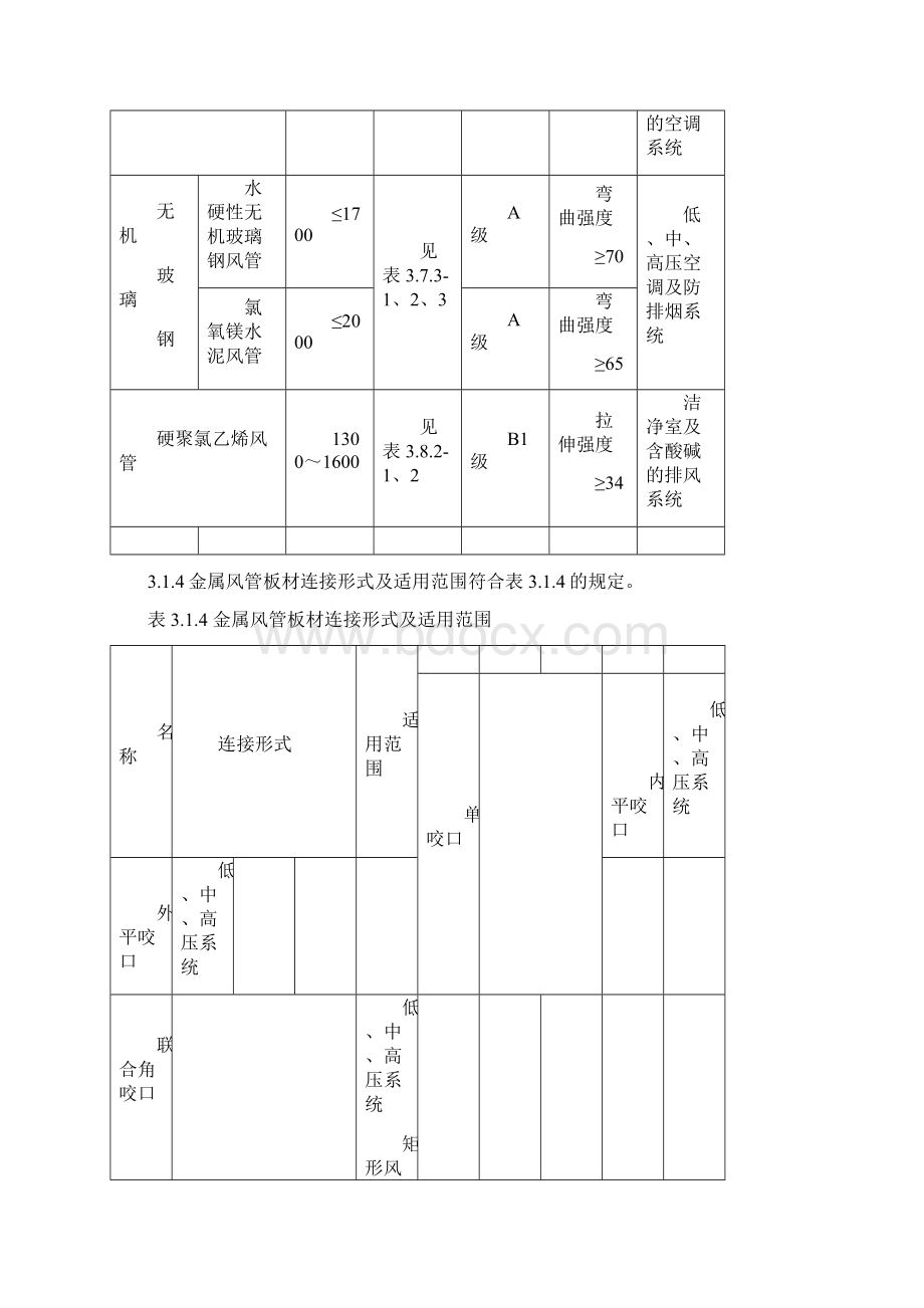 通风管道技术施工规程风管制作Word文件下载.docx_第3页