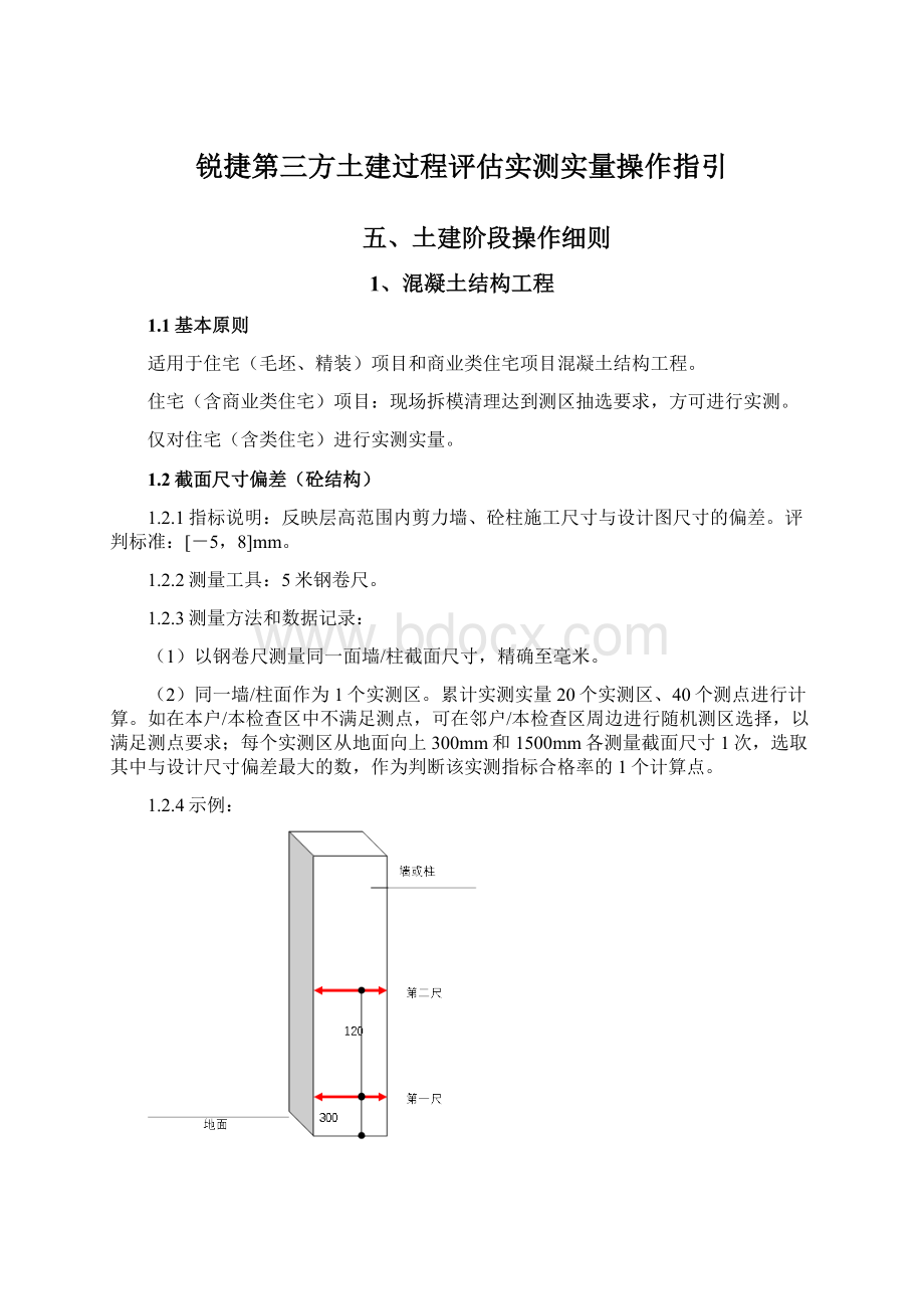 锐捷第三方土建过程评估实测实量操作指引.docx