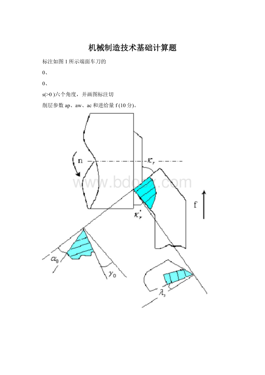 机械制造技术基础计算题.docx_第1页