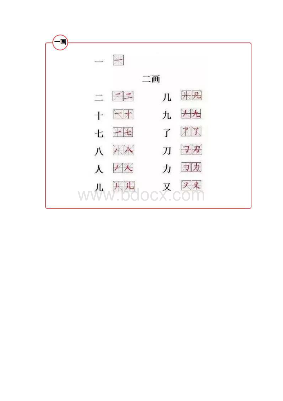 小学常用汉字笔顺表330个字练熟孩子写字不再愁.docx_第2页