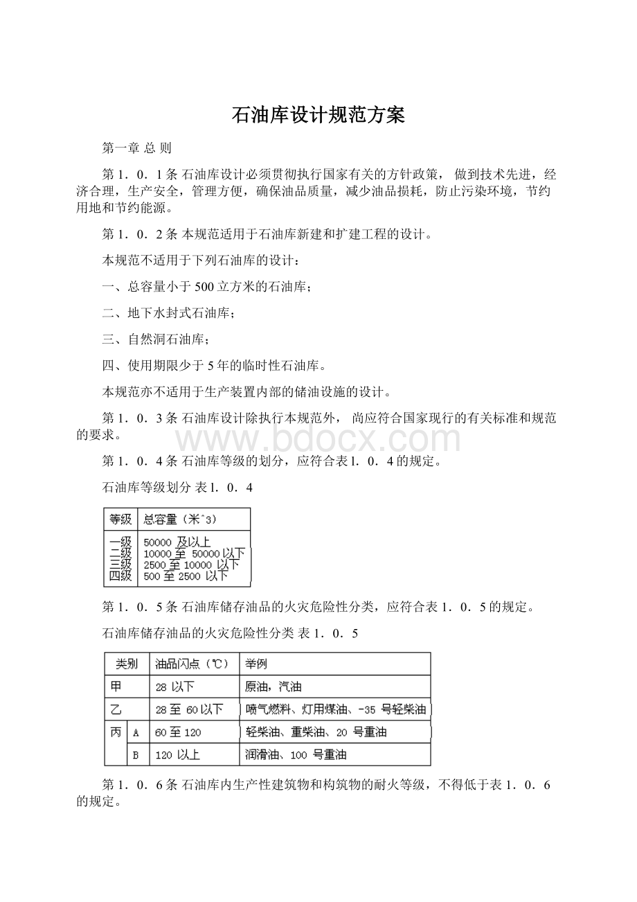 石油库设计规范方案.docx_第1页