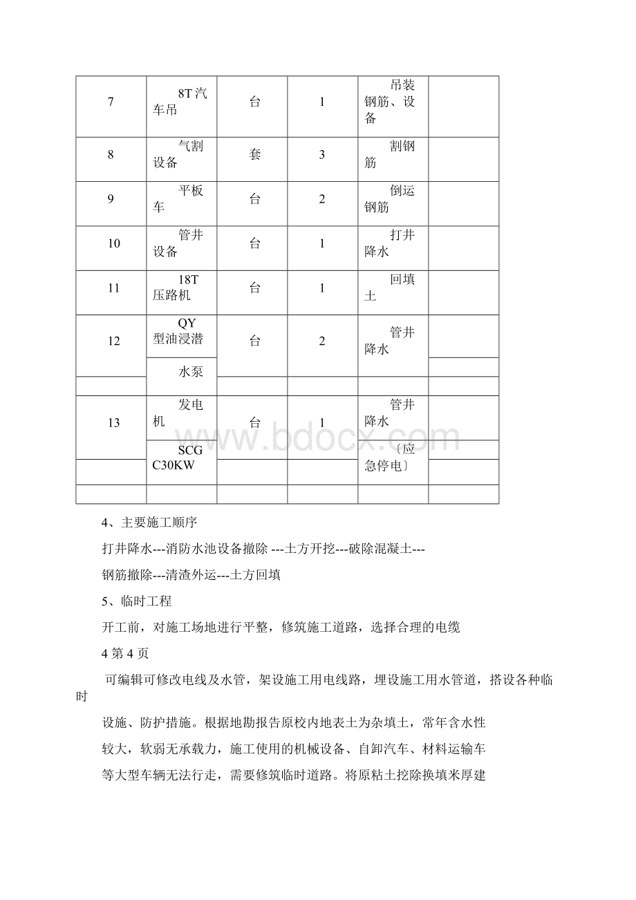 消防水池钢筋混凝土拆除的方案.docx_第3页