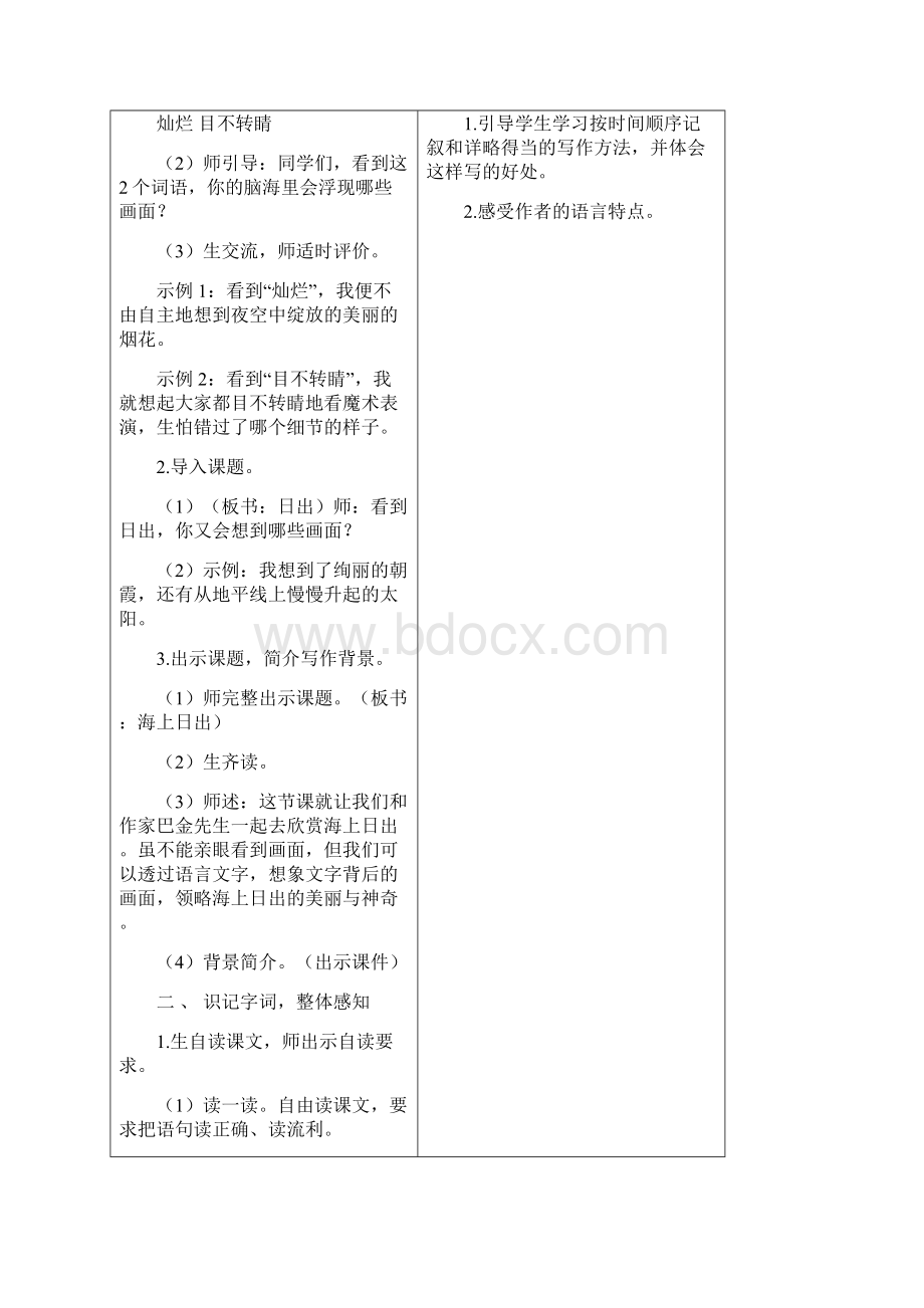 部编版小学四年级语文下册第五单元全套教案含六个教案.docx_第2页