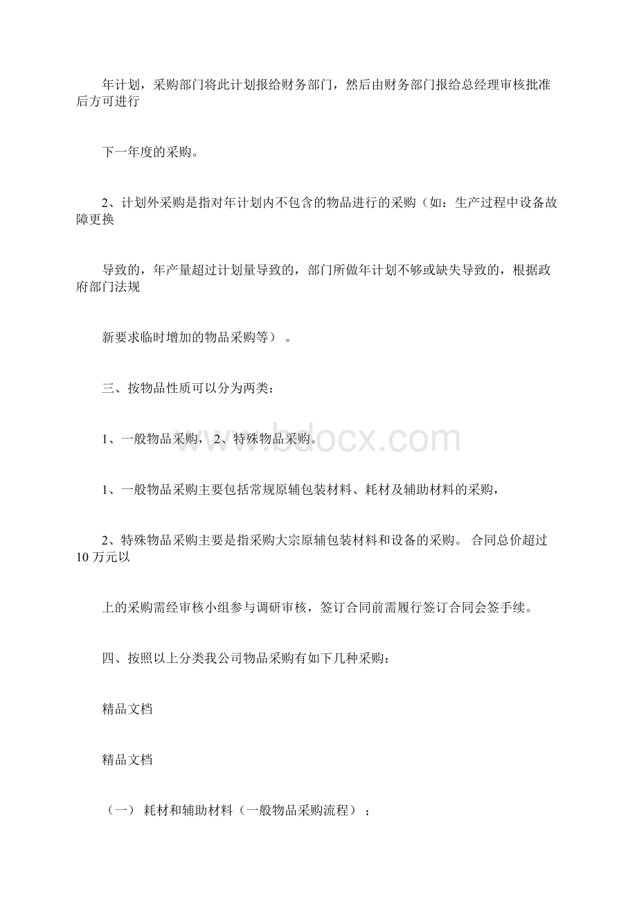 最新制药企业采购管理流程资料Word格式文档下载.docx_第2页