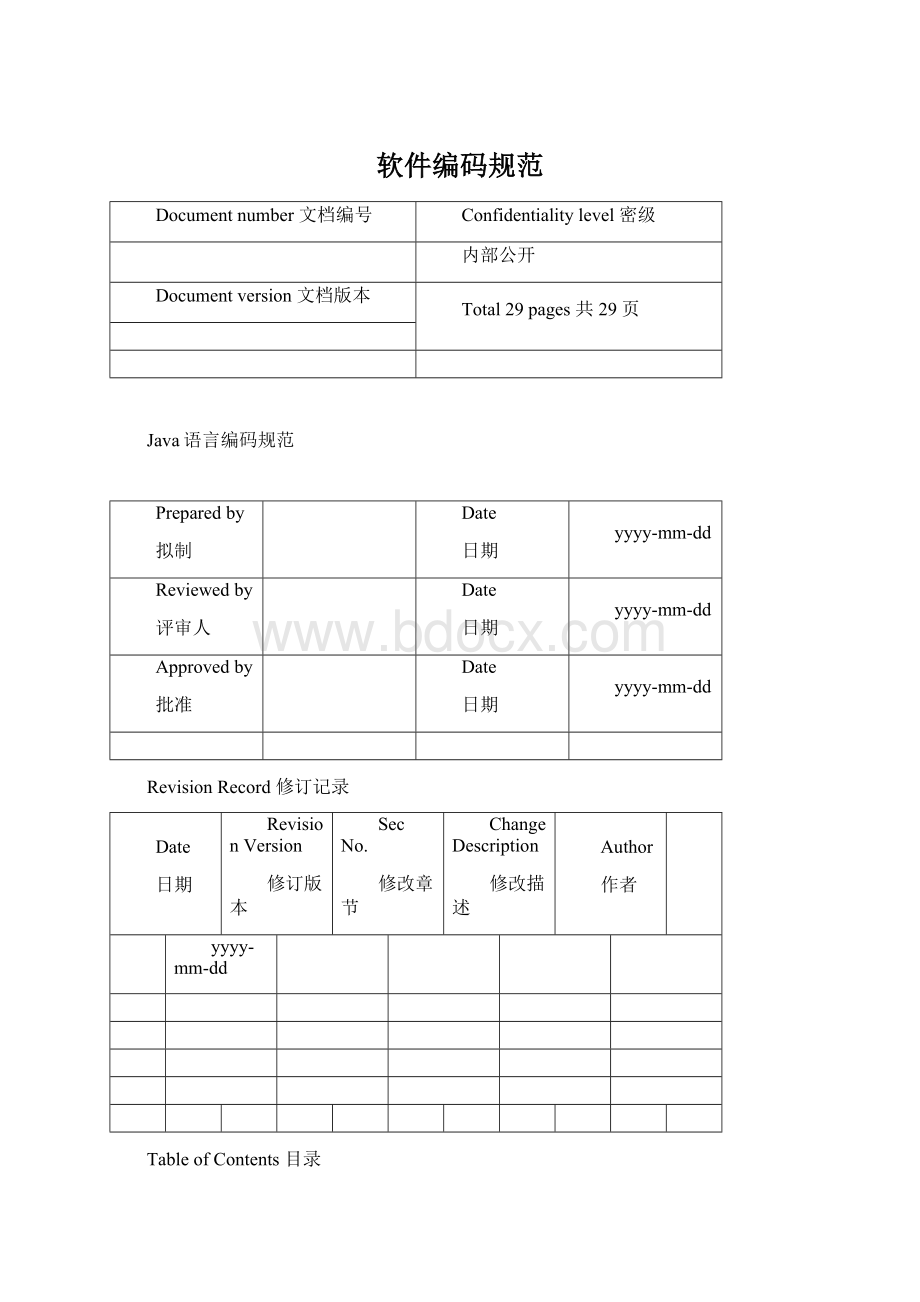 软件编码规范.docx_第1页