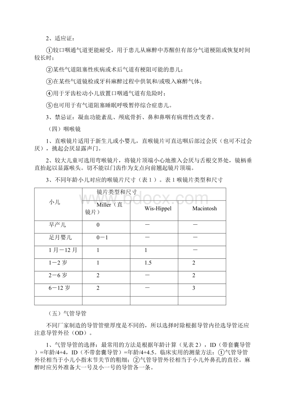 17小儿麻醉气道和呼吸管理指南.docx_第3页