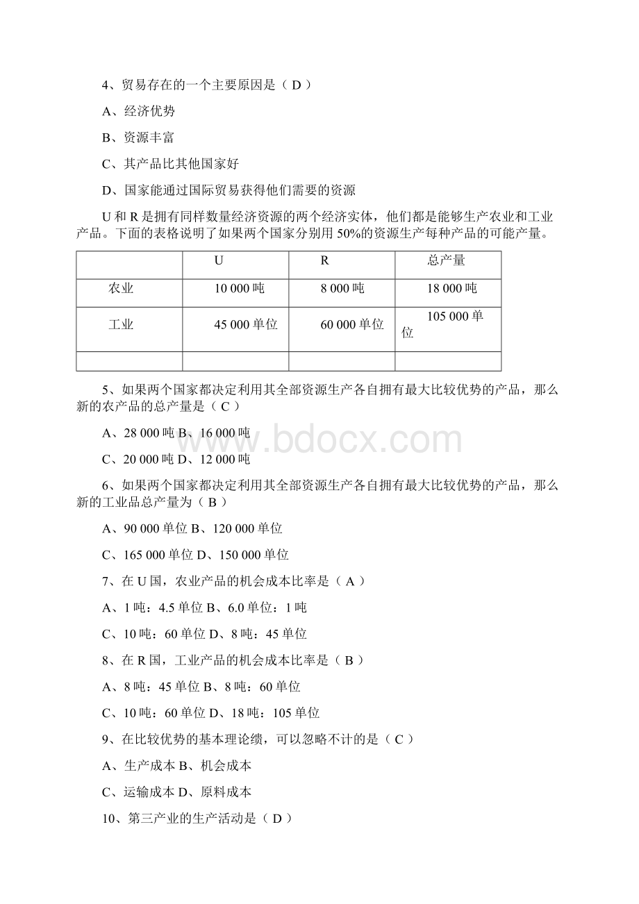 完整word版《国际商务与国际营销》复习资料Word格式文档下载.docx_第2页