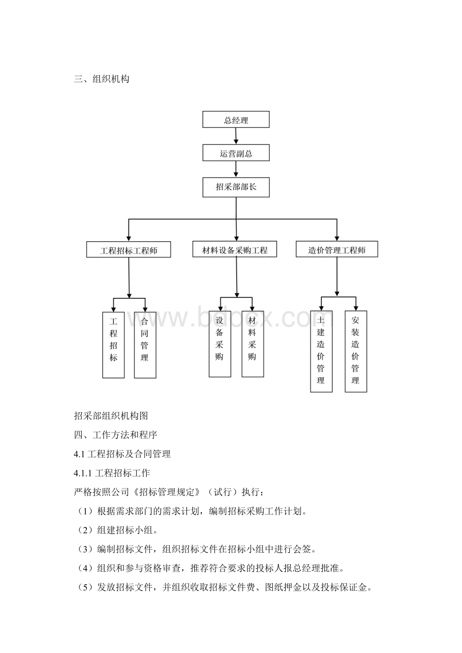 招采部部门职责及工作流程.docx_第3页