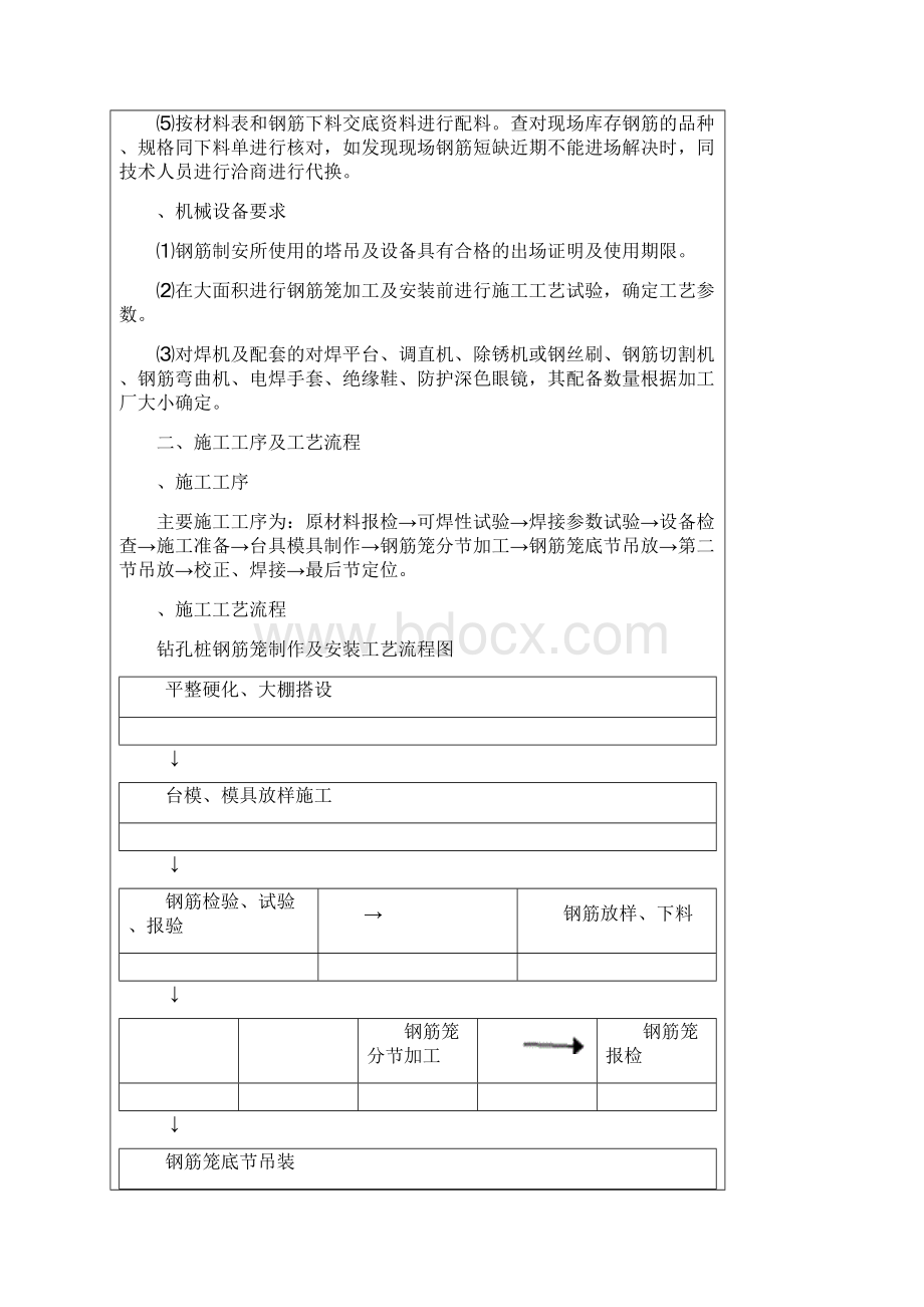 桩基钢筋笼施工技术交底.docx_第2页